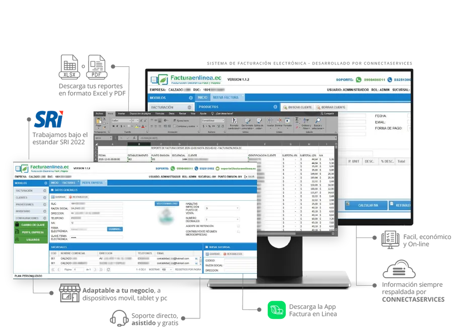 Dashboard Factura en Línea